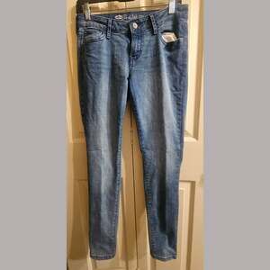 Old Navy 10 Regular Womens Low Rise Rockstar Skinny Blue Jeans